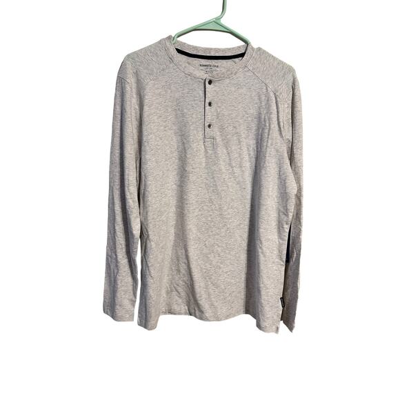 Kenneth Cole Techni-Cole Slim Fit Size Medium Lightweight Knit Gray Shirt NWT - Picture 1 of 8